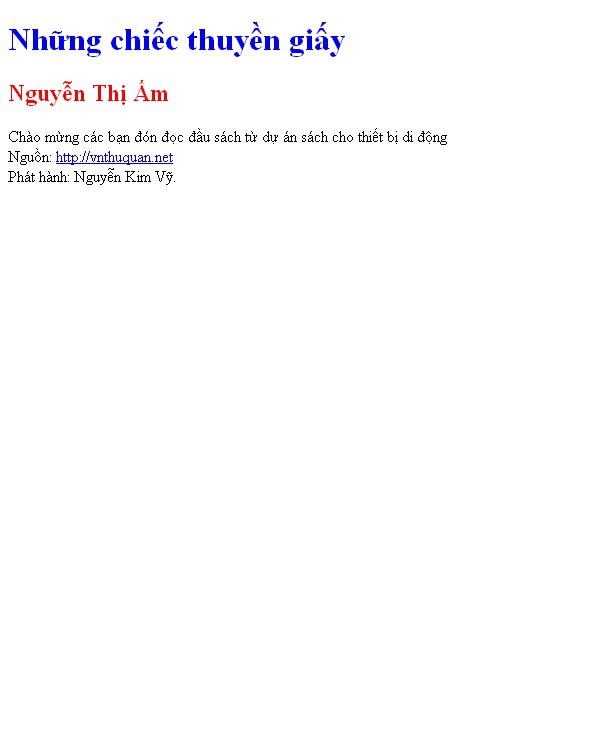 Những chiếc thuyền giấy