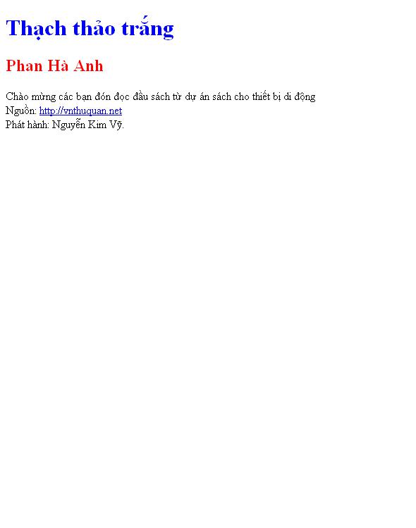Thạch thảo trắng