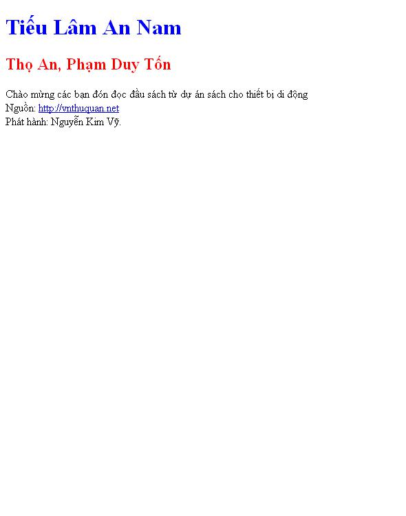 Tiếu Lâm An Nam