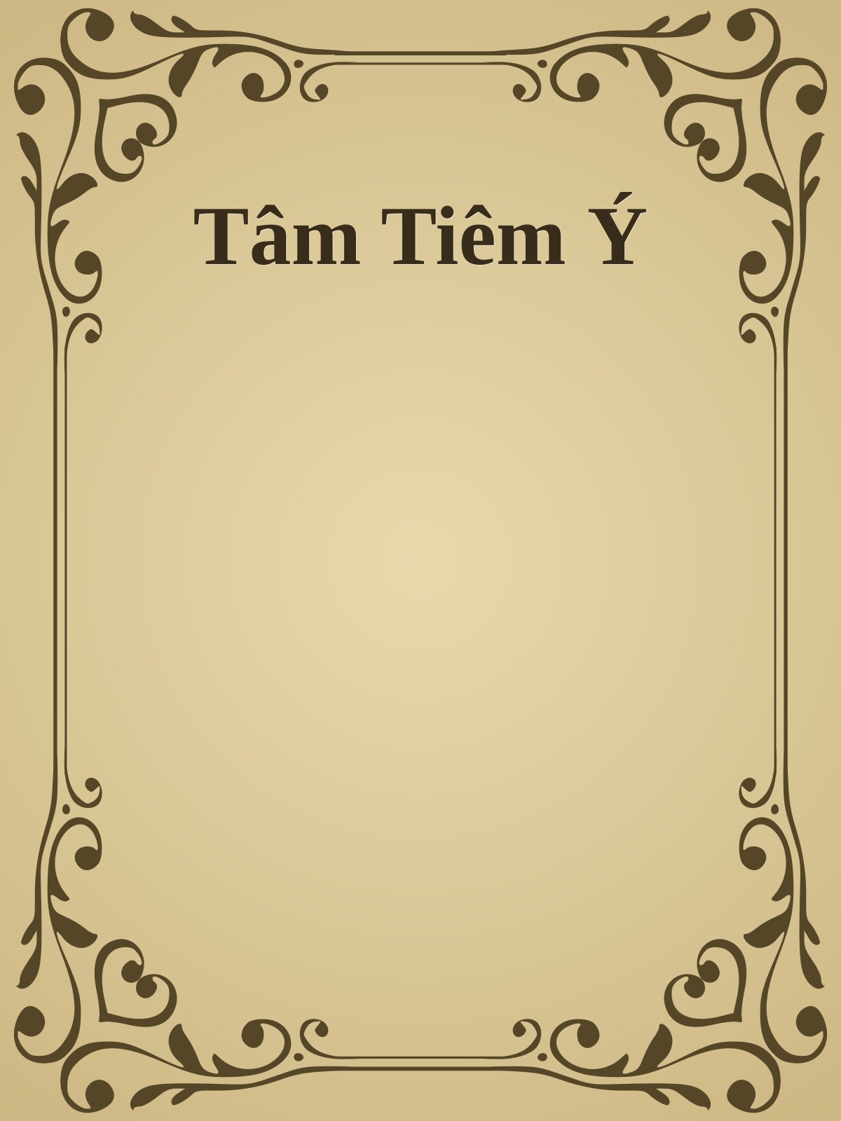 Tâm Tiêm Ý