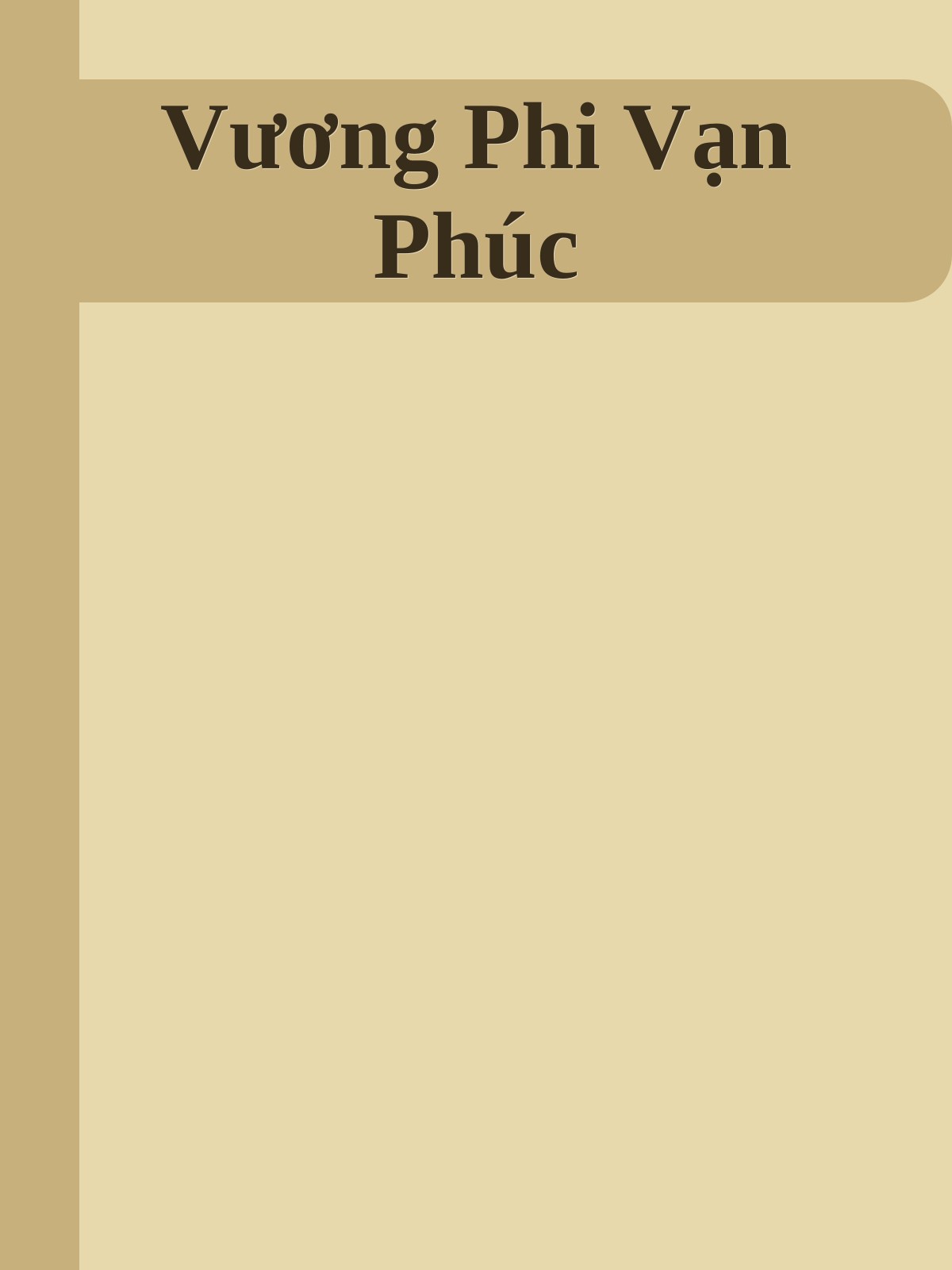 Vương Phi Vạn Phúc