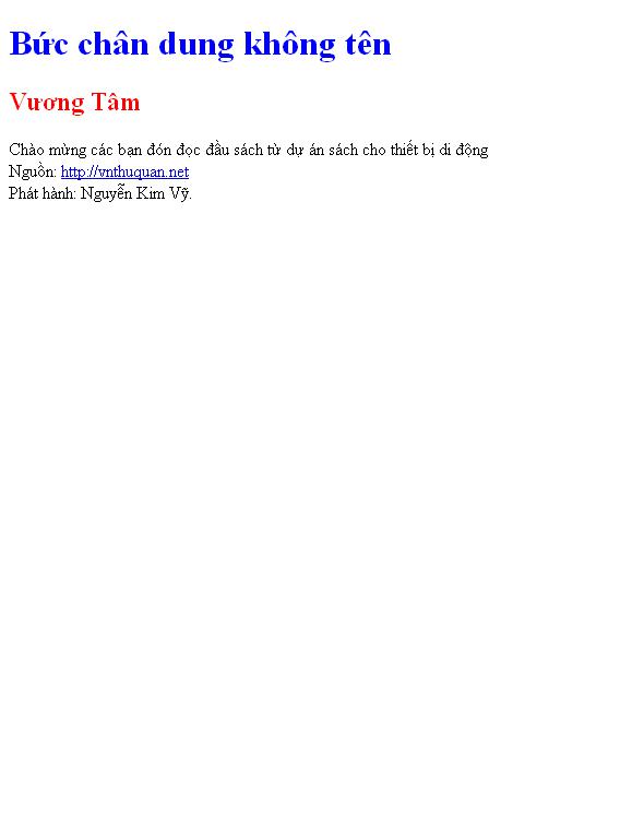 Bức chân dung không tên