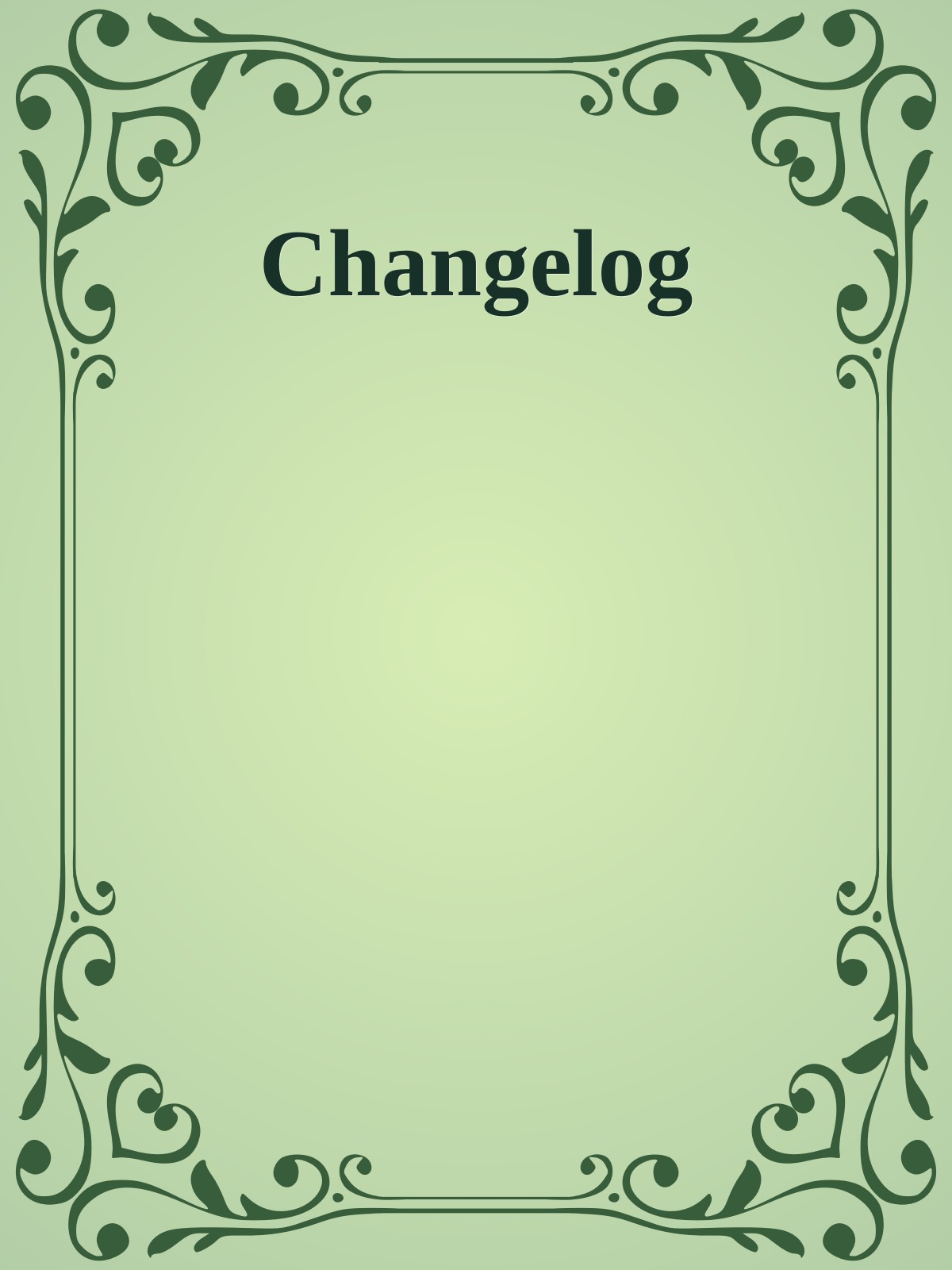 Changelog