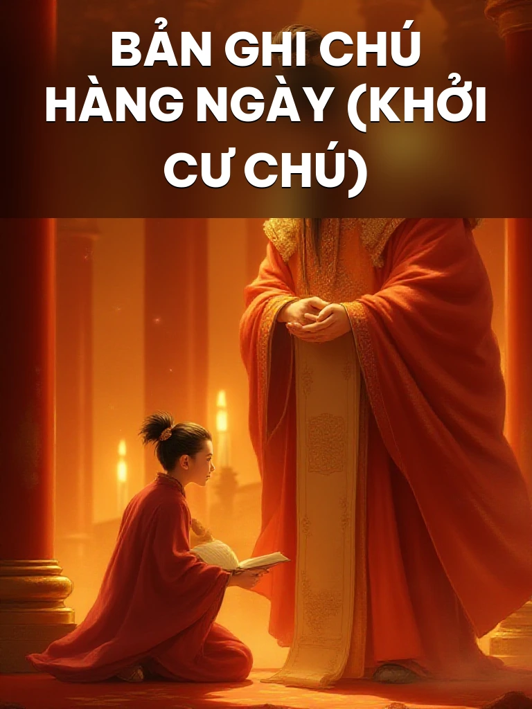 Bản Ghi Chú Hàng Ngày (Khởi Cư Chú)