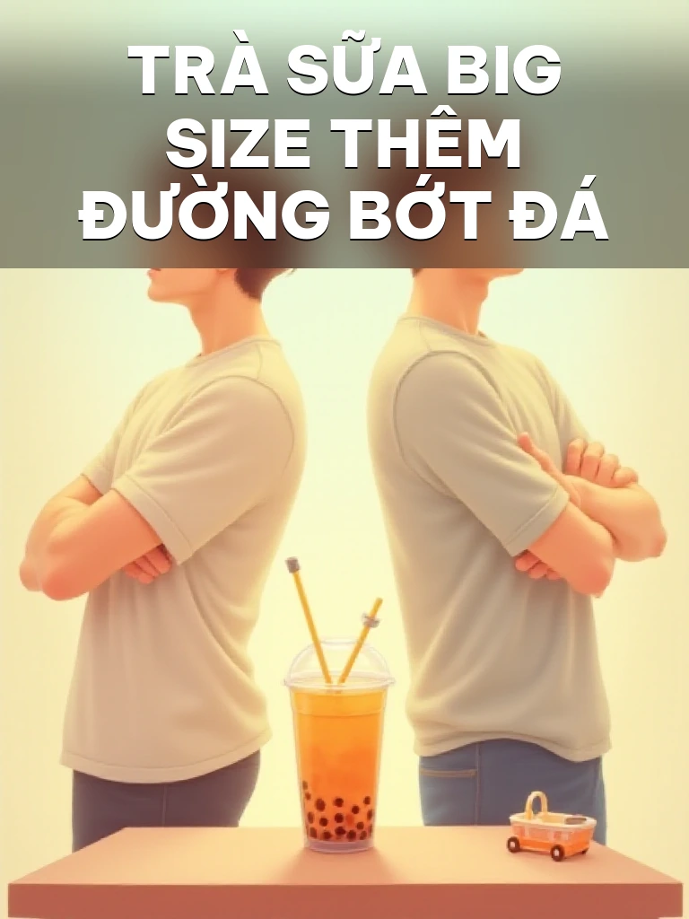 Trà Sữa Big Size Thêm Đường Bớt Đá