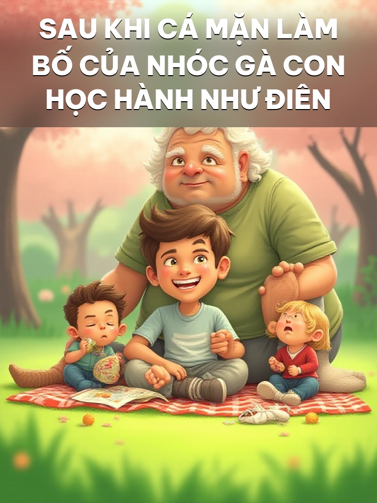 Sau Khi Cá Mặn Làm Bố Của Nhóc Gà Con Học Hành Như Điên