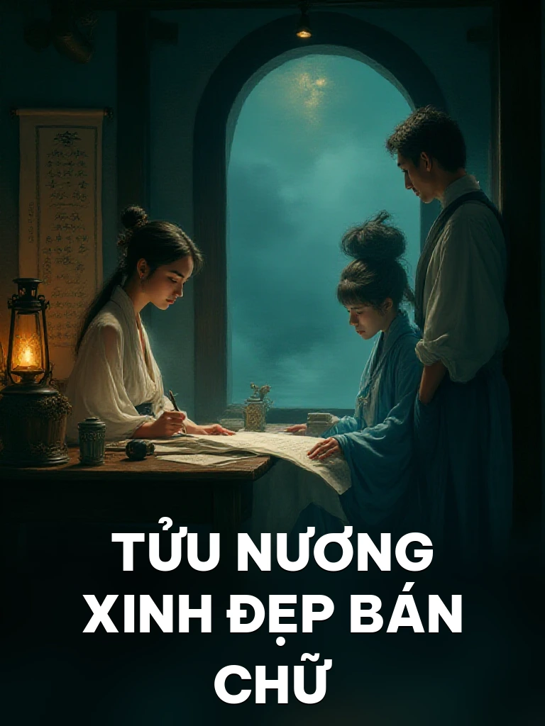 Tửu Nương Xinh Đẹp Bán Chữ