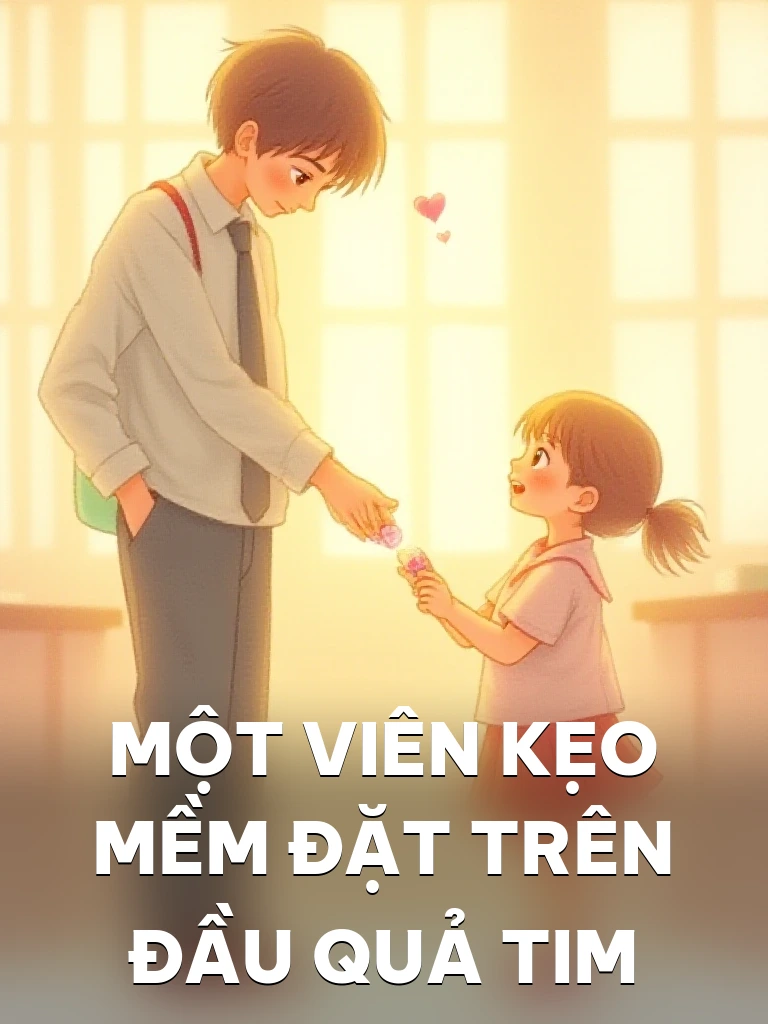 Một Viên Kẹo Mềm Đặt Trên Đầu Quả Tim