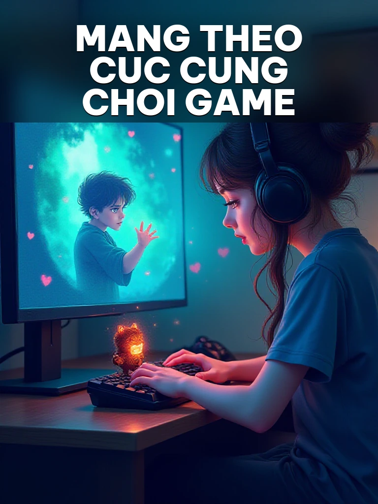 Mang Theo Cục Cưng Chơi Game